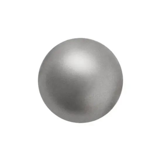Preciosa Maxima 8mm Glass Nacre Pearls, 20ct. Dark Grey {1}