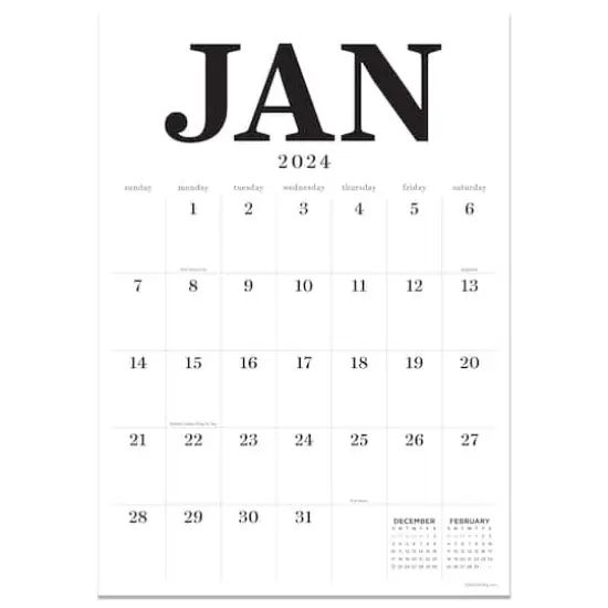 TF Publishing 2024 Medium Art Poster Wall Calendar {1}