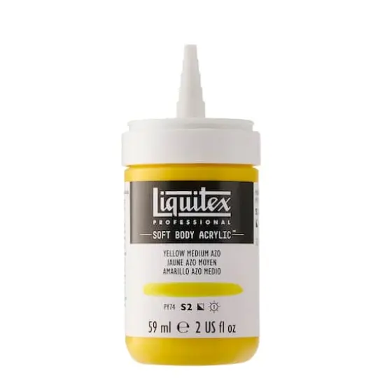 Liquitex&reg; Professional Soft Body Acrylic Bottle, 2oz. Yellow Medium Azo {9}