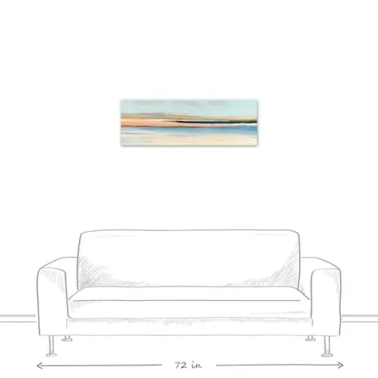 Dreamy Beach 36" x 12" Canvas Wall Art {4}