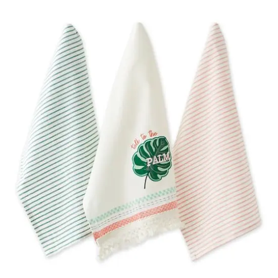 Talk To Palm Embellished Dishtowel (Set of 3) {1}