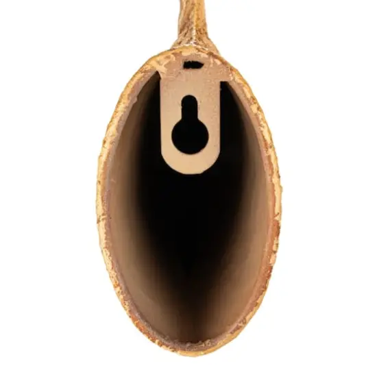 Hello Honey&reg; 11.75" Distressed Gold Salmon Tail Metal Wall D&eacute;cor {6}