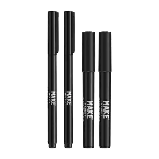 Black Permanent Fabric Ink Marker Set by Make Market&reg; {1}