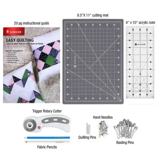 SINGER&reg; Learn to Quilt Sewing Kit {4}