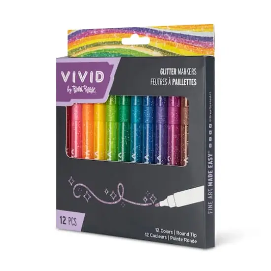 VIVID by Brea Reese&reg; Glitter Markers Set {6}