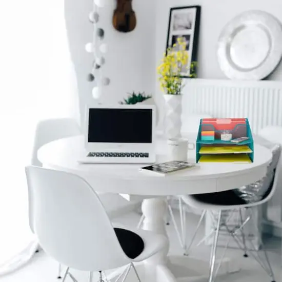 Mind Reader 5-Compartment Desk Organizer Turquoise {3}