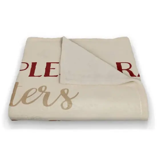 Fall Sentiments Coral Fleece Blanket {3}