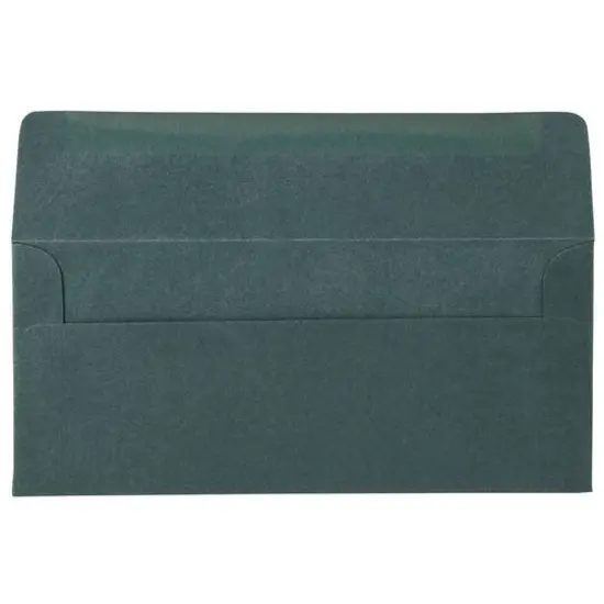 JAM Paper #10 Metallic Business Envelopes, 25ct. Malachite Deep Green Stardream {4}