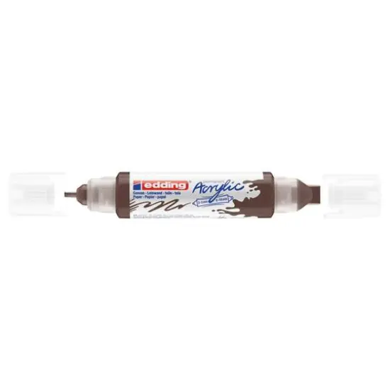 edding&reg; 5400 Acrylic 3D Double Liner Marker Chocolate Brown {3}