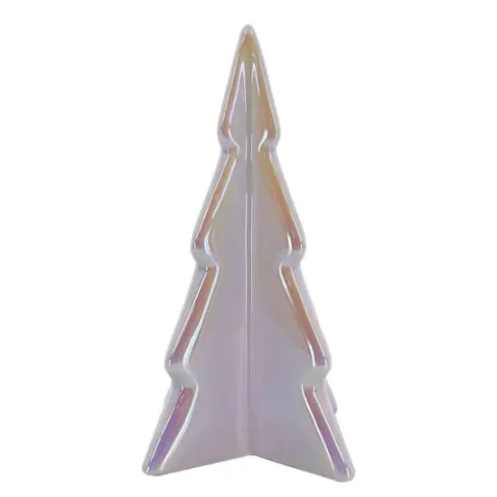 7.25" Iridescent Ceramic Tree Tabletop D&eacute;cor by Ashland&reg; Lavender {1}