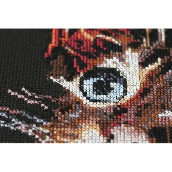 Abris Art Fluffy Kitten Cross-Stitch Kit {6}