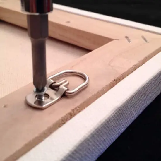 HangZ&trade; 30lb. 1 Hole D Ring Wire Kit  {4}