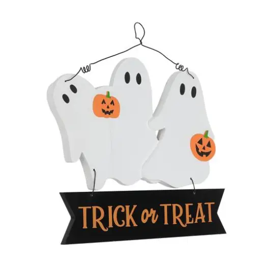 13" Hanging Ghosts Trick-or-Treat Sign by Ashland&reg; {7}