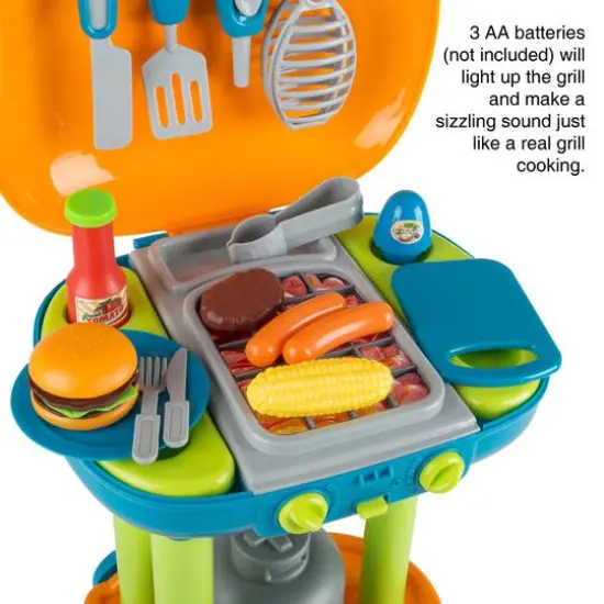 Toy Time Pretend Play BBQ Grill Toy Set {4}