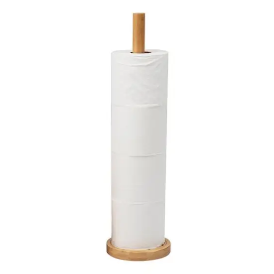 Mind Reader Lattice Bamboo Tissue Box Cover & Toilet Paper Holder Set {6}