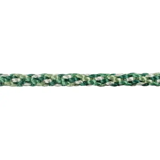 The Beadsmith&reg; Rattail&trade; 2mm Evergreen Mix Kumihimo Braid Satin Cord {3}