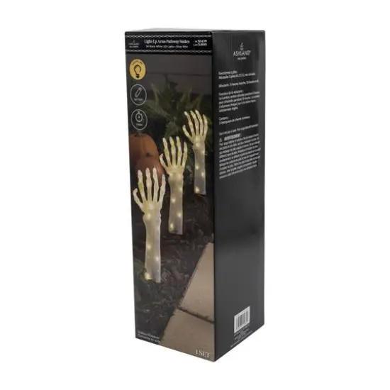 60" LED Light-Up Skeleton Arms Pathway Stakes by Ashland&reg; {5}