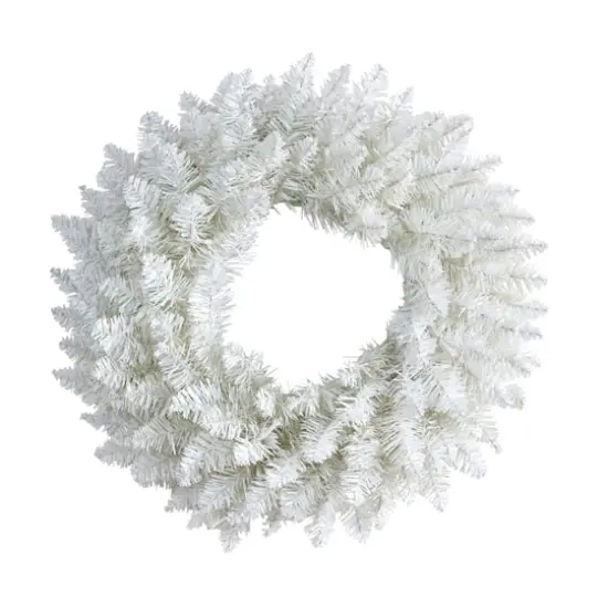 18" Pre-Lit Colorado Spruce Christmas Wreath {4}