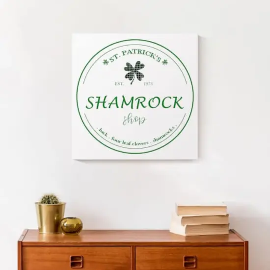 Shamrock Shop 16" x 16" Canvas Wall Art {5}