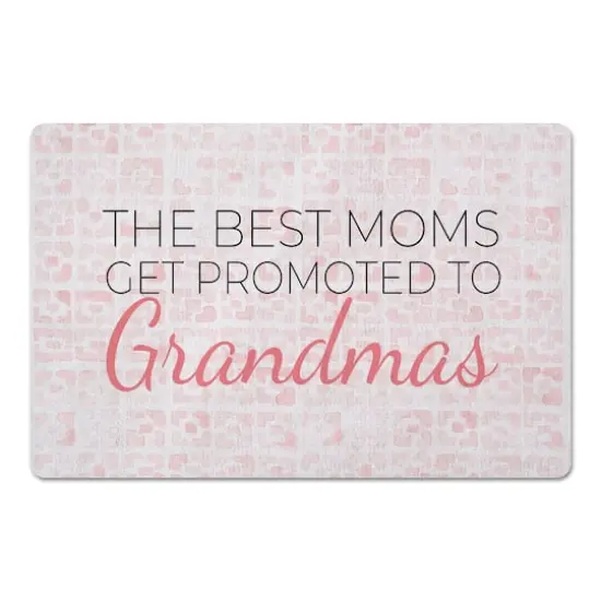 Best Moms Promoted To Grandmas Floor Mat {1}