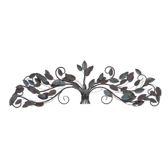 Blue Metal Traditional Tree Branches Wall Decoration {1}