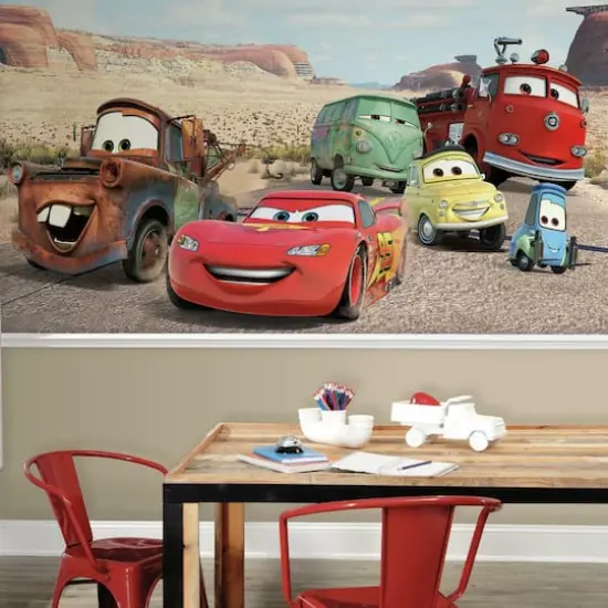RoomMates Disney Pixar Cars Desert Spray & Stick Wall Mural {3}