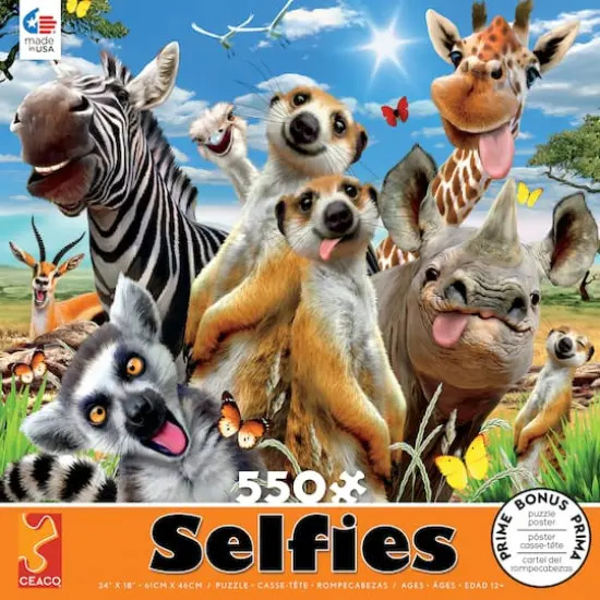Assorted Ceaco&reg; Animal Selfies Jigsaw Puzzle {9}