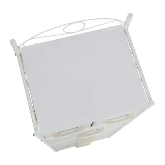 Household Essentials Victoria 54" 8-Drawer Narrow Dresser White {8}