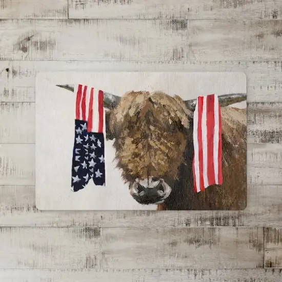 Patriotic Hyland Floor Mat {3}