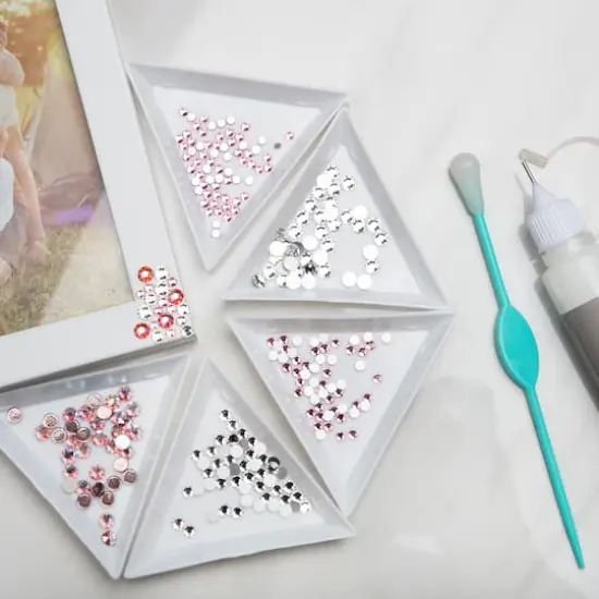 SS12 Round Flatback Austrian Crystals by Bead Landing&trade;, 65ct. Light Rose {3}