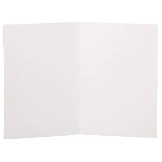 JAM Paper Thank You Card Set with Silver Border, 25ct. Dark Red/Silver/White {6}