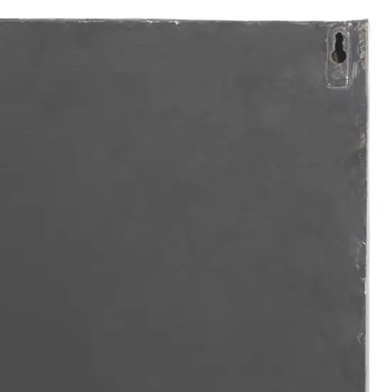 36" Gray Metal Industrial Memo Board Metal Wall Decor {5}