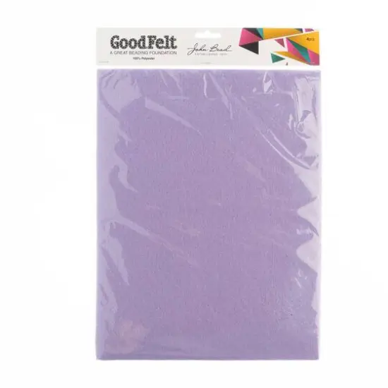 John Bead GoodFelt Beading Foundation, 8.5 x 11", 4ct. Light Purple {4}