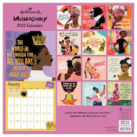TF Publishing 2025 Mahogany Wall Calendar {3}