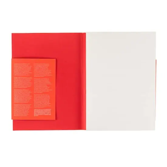 Fabriano&reg; Ecoqua Plus Dotted A5 Glue-Bound Notebook Red {8}
