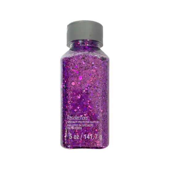 Glitzy Mix Specialty Polyester Glitter by Recollections&trade;Grape {1}