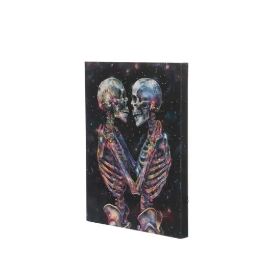 12" x 16" Light Up Skeleton Lovers Wall Art by Ashland&reg; {3}