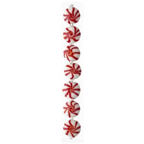 Candy Cane Glass Beads, 16mm by Bead Landing&trade; {4}