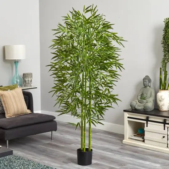 6ft. Potted UV Resistant Bamboo Tree {4}