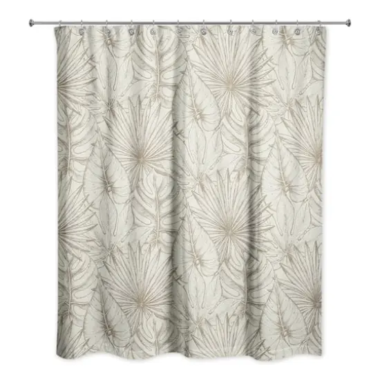Vintage Palms Shower Curtain {1}