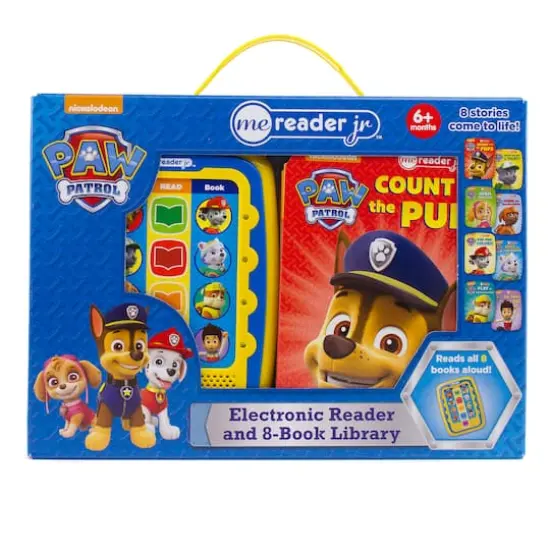 PI Kids Me Reader&trade; Jr. Paw Patrol 8 Book Library & Reader Set {4}