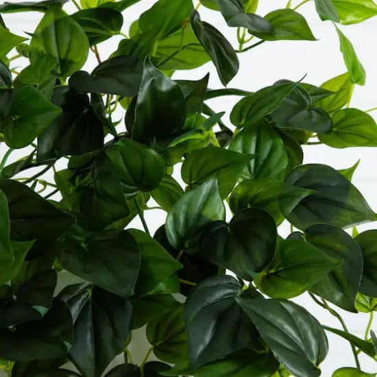 32" UV Resistant Artificial Philodendron Hanging Plant, 2ct. {4}
