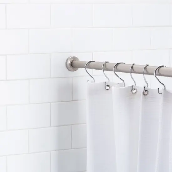 Home Details Adjustable Tension Curtain Rod Satin {5}