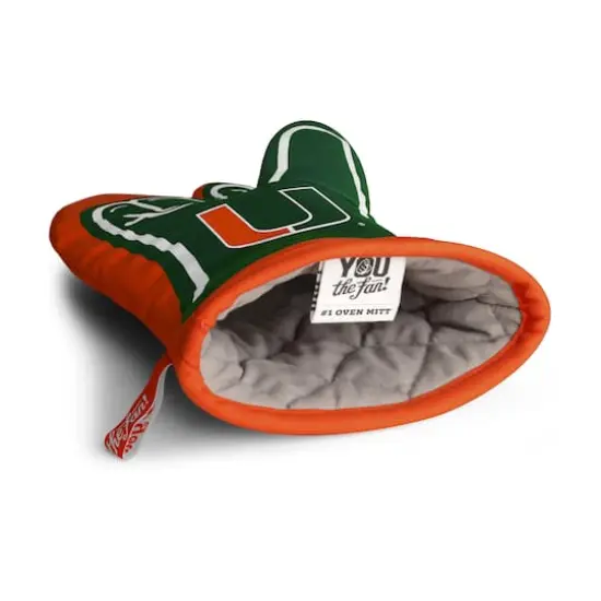 Quilted No.1 Oven Mitt Miami Hurricanes {5}