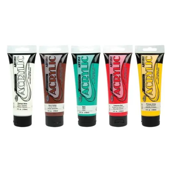 Royal & Langnickel&reg; Essentials&trade; Artist Acrylic Paint, 120mL Naples Yellow {2}