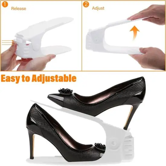 NEX&trade; Shoe Slots Adjustable Shoe Holder, 10ct. {4}