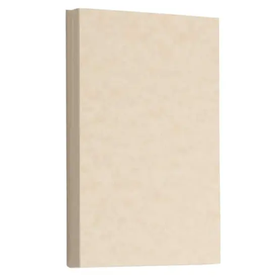 JAM Paper Natural 3.5" x 4.87" Blank Flat Parchment Note Cards, 50ct. {3}