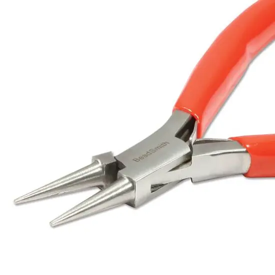 The Beadsmith&reg; 4.75" Red Round Nose Pliers {7}