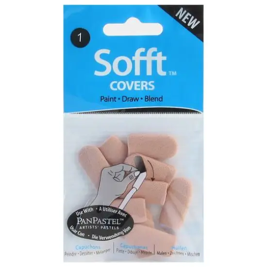 Colorfin Sofft&trade; Tools No. 1 Round Covers, 10ct. {1}
