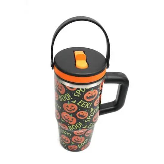 20oz. Jack-O'-Lantern Stainless Steel Insulated Tumbler by Ashland&reg; {3}